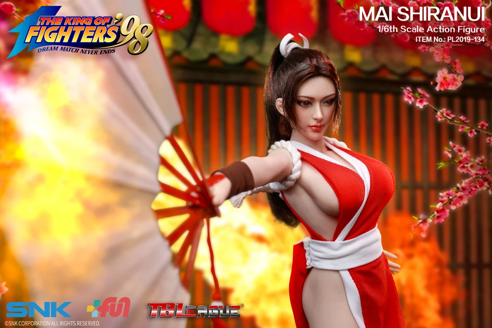 TBLeague PHICEN бесшовное женское тело KOF 98 MAI SHIRANUI 1/6 фигурка|Игровые фигурки и