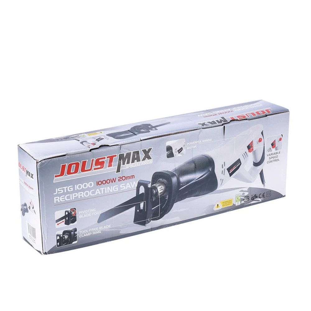 220V Electric Saw Reciprocating Saw for Wood Metal Plasitic Pipe 1000W Cutting Power Saw Tool Powerful Blade Wood Cutting Saw
220V Electric Saw Reciprocating Saw for Wood Metal Plasitic Pipe 1000W Cutting Power Saw Tool Powerful Blade Wood Cutting Saw