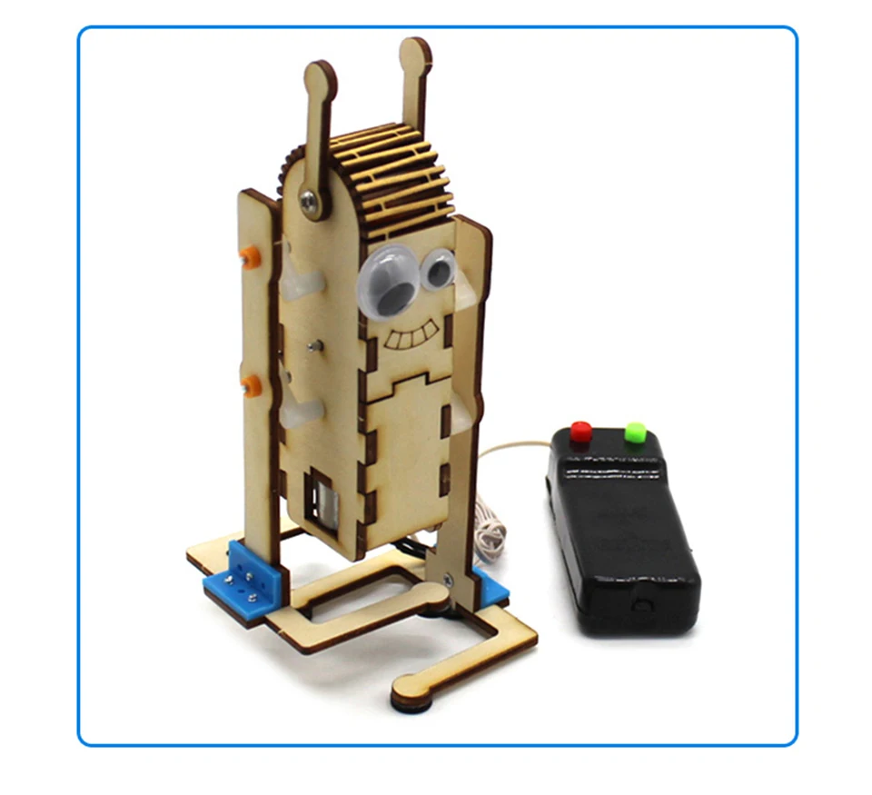 Funny Toy Wire Control Wooden Walking Robot DIY Physics Scientific Experiment Toy Assembled Materials Kits Model
Funny Toy Wire Control Wooden Walking Robot DIY Physics Scientific Experiment Toy Assembled Materials Kits Model