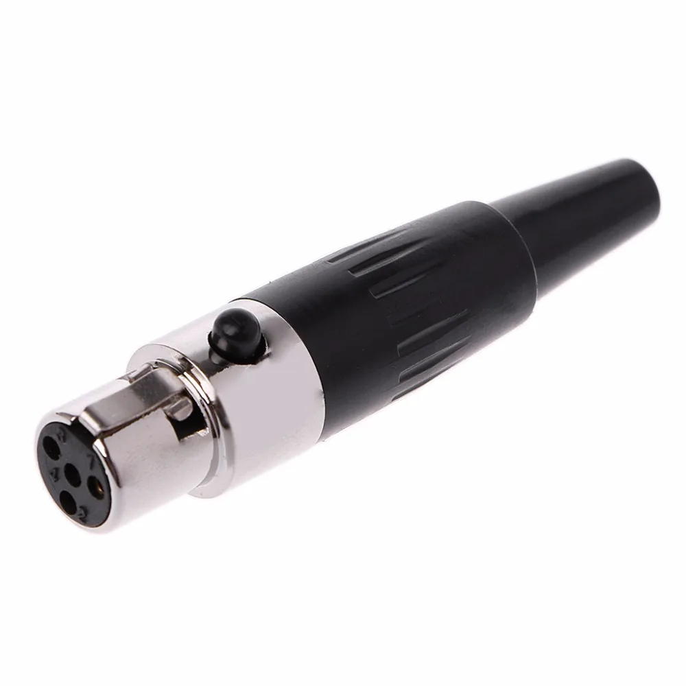 Мини 3PIN/4PIN гнездовой разъем Mini XLR аудио микрофона 49x8мм|Соединители| |