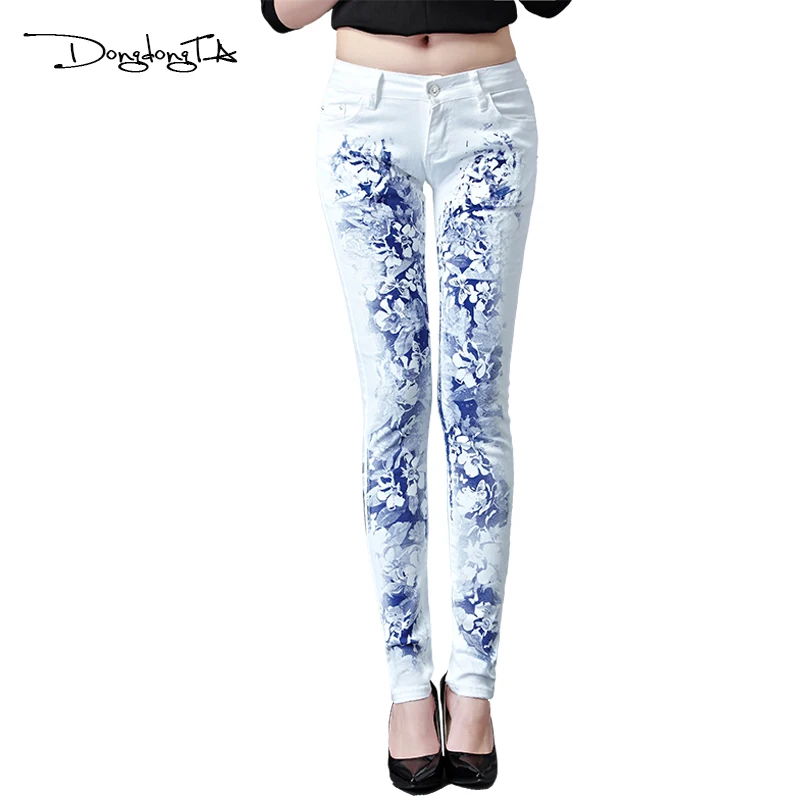 Dongdongta New Jeans Women Girls 2017 New Original Design Mid Waist White Color Full Length Fashion Skinny Pencil Pants Jeans
Dongdongta New Jeans Women Girls 2017 New Original Design Mid Waist White Color Full Length Fashion Skinny Pencil Pants Jeans