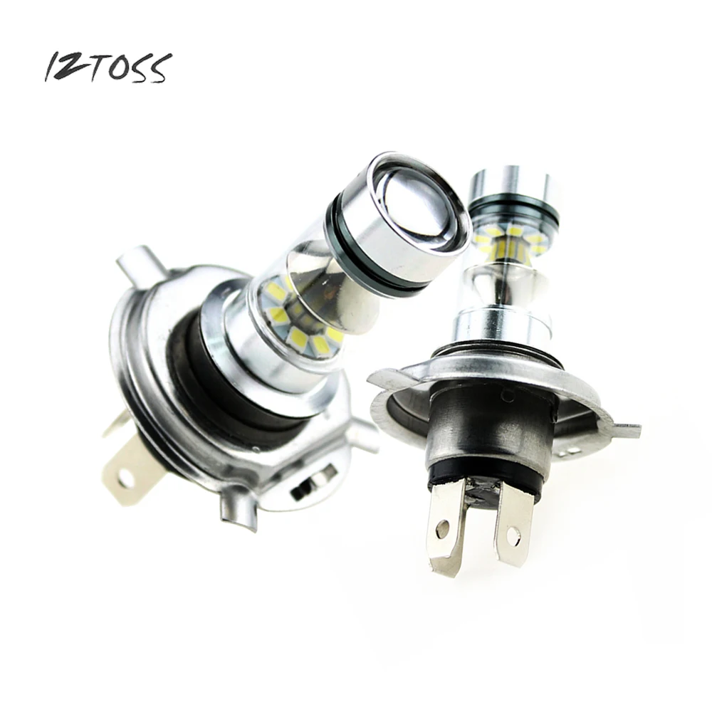 IZTOSS H4-100W Power Led Fog Light Bulb 20LED Fog Light Far And Near Light 12-24V 1000LM White H4 Led Fog Light 2pcs
IZTOSS H4-100W Power Led Fog Light Bulb 20LED Fog Light Far And Near Light 12-24V 1000LM White H4 Led Fog Light 2pcs