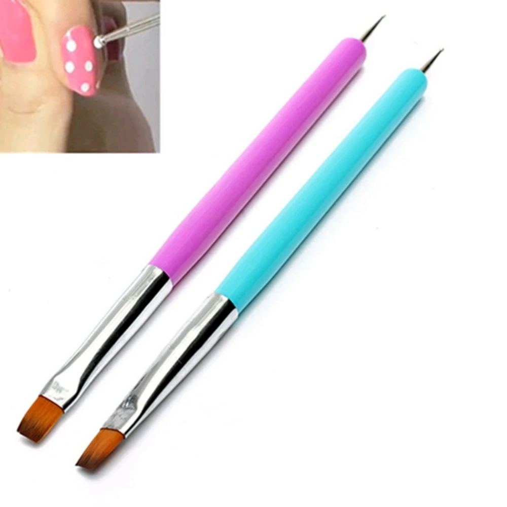 1Pc Double Head Nail Bush Acrylic UV Gel Painting Polish Drawing Brush Rhinestone Handle Manicure Brush Nail Art Decor Tools Hot
1Pc Double Head Nail Bush Acrylic UV Gel Painting Polish Drawing Brush Rhinestone Handle Manicure Brush Nail Art Decor Tools Hot