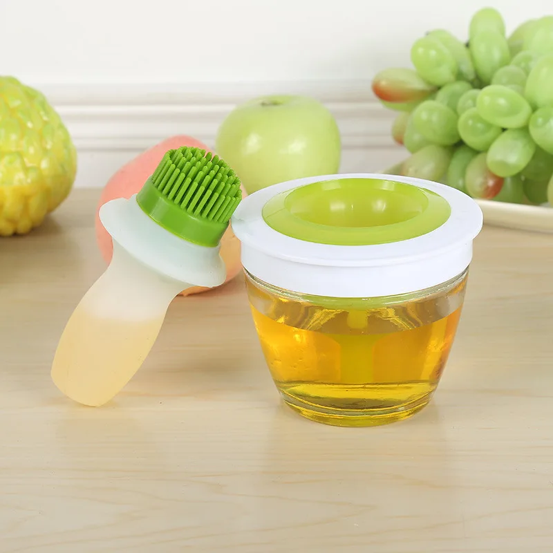 Eleton Chef's basting set Multi-functional silicone oil brush Kitchen supplies TV hot sell new brush oil bottle bbq oil brush
Eleton Chef's basting set Multi-functional silicone oil brush Kitchen supplies TV hot sell new brush oil bottle bbq oil brush