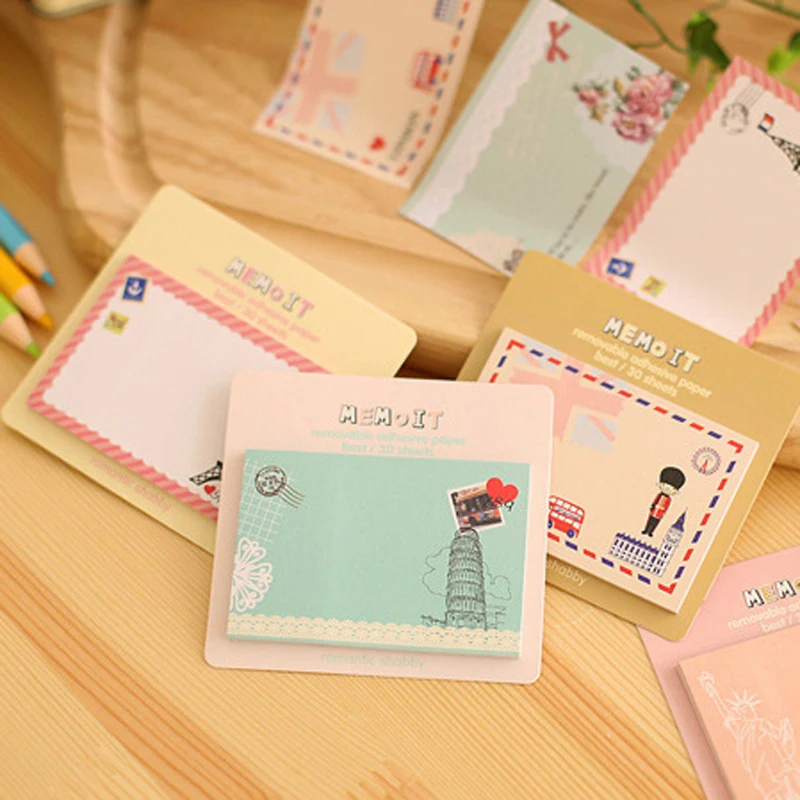 8pcs/lot New Creative Cute Europe United States Convenient Note Stickers Memoit Removable Adhesive Paper Posted Message Stickers
8pcs/lot New Creative Cute Europe United States Convenient Note Stickers Memoit Removable Adhesive Paper Posted Message Stickers
