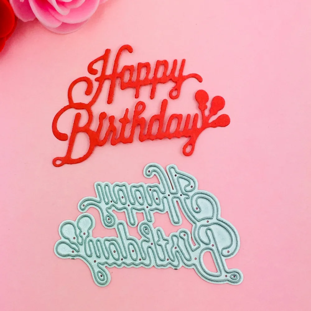Happy Birthday Metal Cut Dies Stencils for Scrapbooking Stamp/Photo Album Decorative Embossing DIY Paper Cards
Happy Birthday Metal Cut Dies Stencils for Scrapbooking Stamp/Photo Album Decorative Embossing DIY Paper Cards