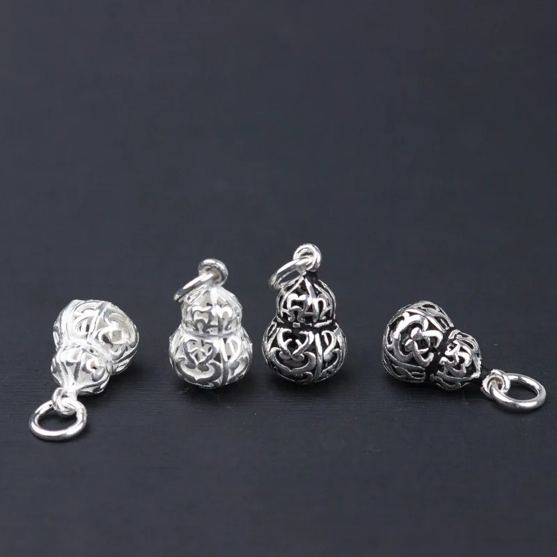 UQBing Professional 100% S925 Sterling Silver Jewelry Charms Retro Quality 8.0*8.5*14mm Hollow Gourd Dangle Charms Pendant
UQBing Professional 100% S925 Sterling Silver Jewelry Charms Retro Quality 8.0*8.5*14mm Hollow Gourd Dangle Charms Pendant