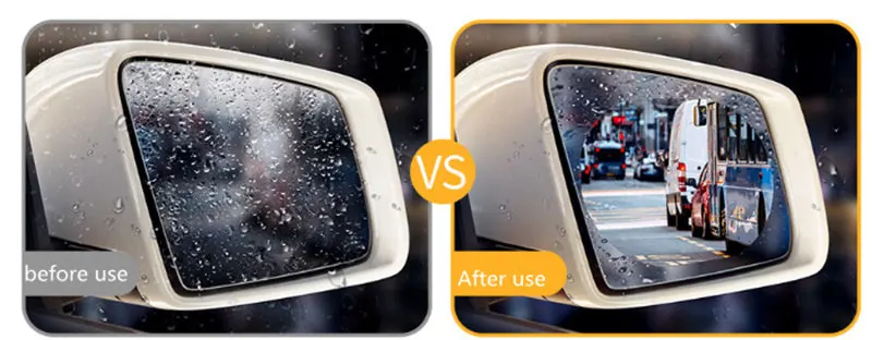 2Pcs Car rearview mirror waterproof and anti-fog film For Jeep Renegade Wrangler JK Grand Cherokee Compass Patriot Liberty | Автомобили и