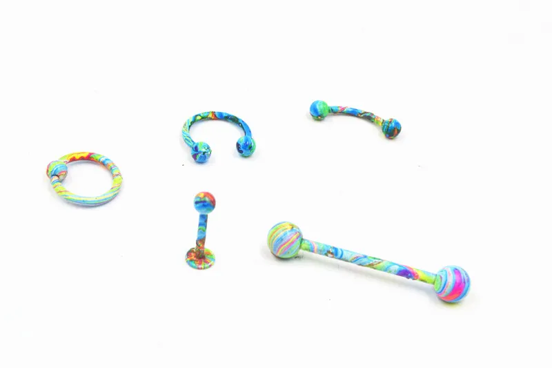 LOT50pcs Body Jewelry - Andonized Stainless Steel Ear/Nose/ Lip Labret /Tongue Bar Lip Piercing CBR Horseshoes New Colors
LOT50pcs Body Jewelry - Andonized Stainless Steel Ear/Nose/ Lip Labret /Tongue Bar Lip Piercing CBR Horseshoes New Colors