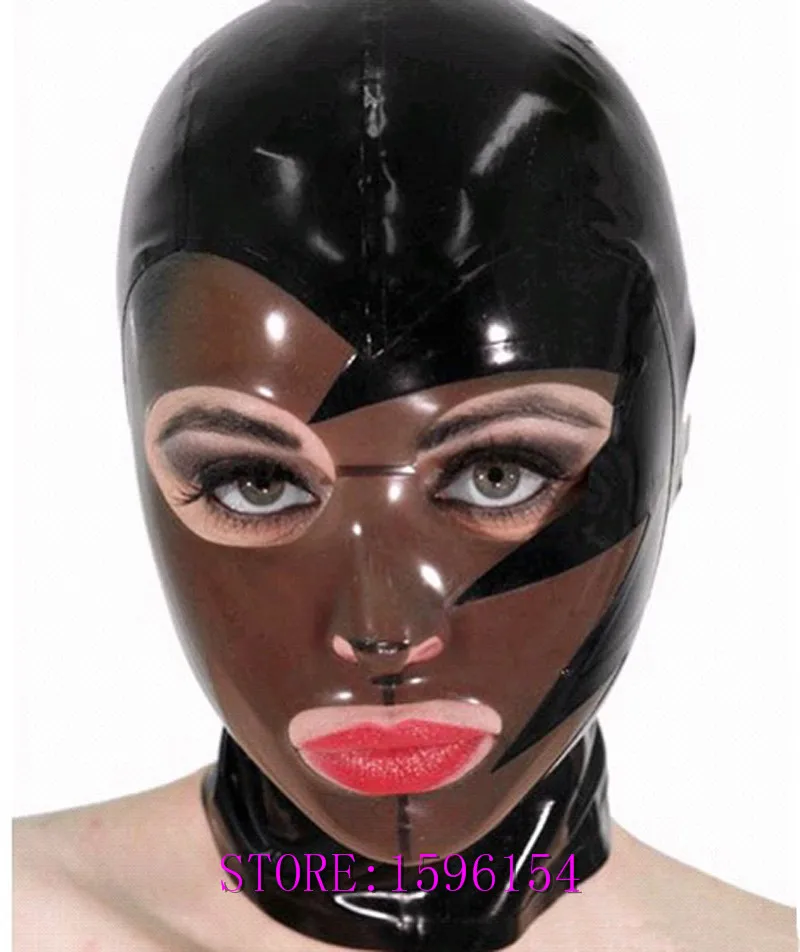 Fashion Sexy Latex Rubber Hood Half Transparent Black Fetish Mask for Adult Customize Size Hot Sale
Fashion Sexy Latex Rubber Hood Half Transparent Black Fetish Mask for Adult Customize Size Hot Sale