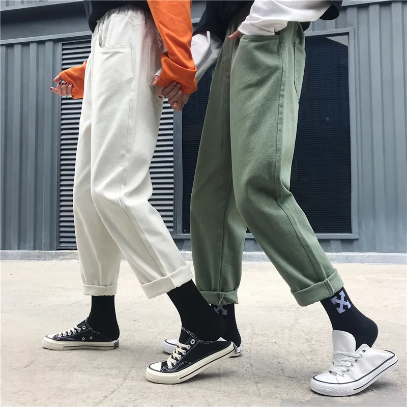 Overalls Pants Women loose white harem simple lazy cowboy nine points casual Women pants 2019 spring new female harajuku shein
Overalls Pants Women loose white harem simple lazy cowboy nine points casual Women pants 2019 spring new female harajuku shein