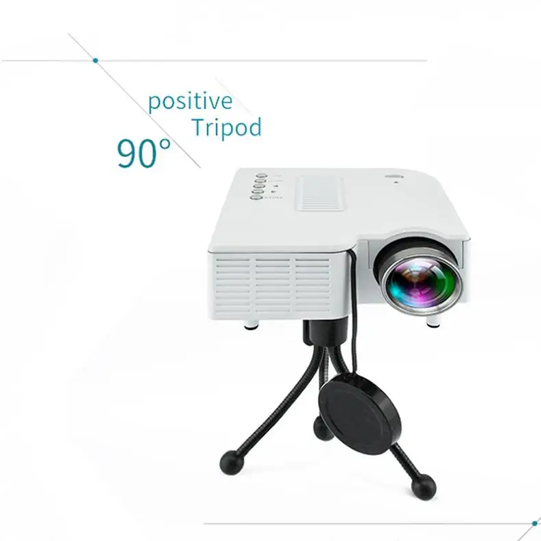 UC28 Universal 400 Lumens HD 400Lumens Multimedia LED Home Projector Support 60 Inch Large Screen Projection
UC28 Universal 400 Lumens HD 400Lumens Multimedia LED Home Projector Support 60 Inch Large Screen Projection