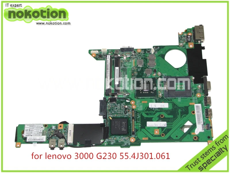 NOKOTION 55.4J301.061 For lenovo 3000 G230 Laptop motherboard intel GM45 DDR2 Mainboard full tested board
NOKOTION 55.4J301.061 For lenovo 3000 G230 Laptop motherboard intel GM45 DDR2 Mainboard full tested board