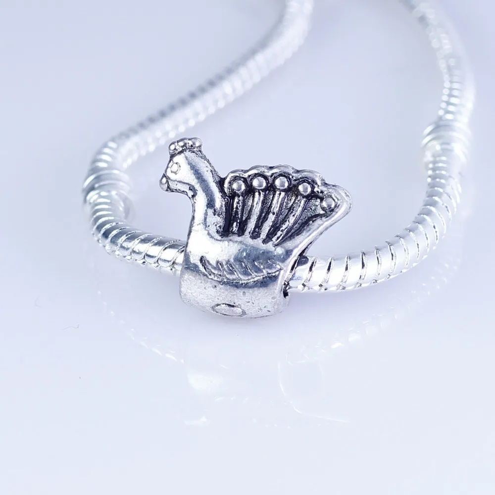 Wholesale 30pcs silver plated Swan beads Big Hole Beads Fit style European Bracelet hole 4.5mm
Wholesale 30pcs silver plated Swan beads Big Hole Beads Fit style European Bracelet hole 4.5mm