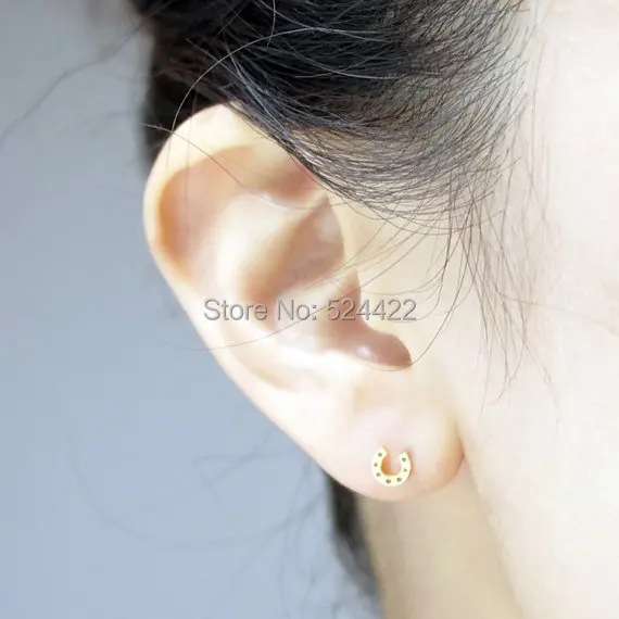 Shuangshuo Cute Mini Unique Horseshoe Stud Earrings for Women Wedding Jewelry Animal Earrings boucle d'oreille femme 2017
Shuangshuo Cute Mini Unique Horseshoe Stud Earrings for Women Wedding Jewelry Animal Earrings boucle d'oreille femme 2017