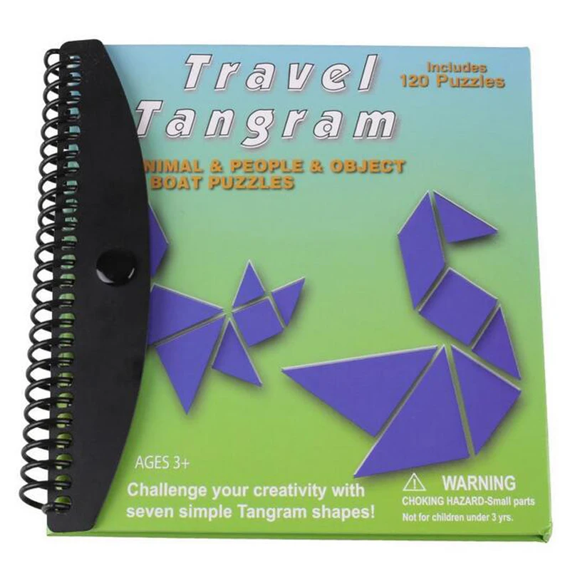 120 Puzzles Magnetic Mathematic Travel Tangram Toys Children Kids Challenge IQ Book
120 Puzzles Magnetic Mathematic Travel Tangram Toys Children Kids Challenge IQ Book