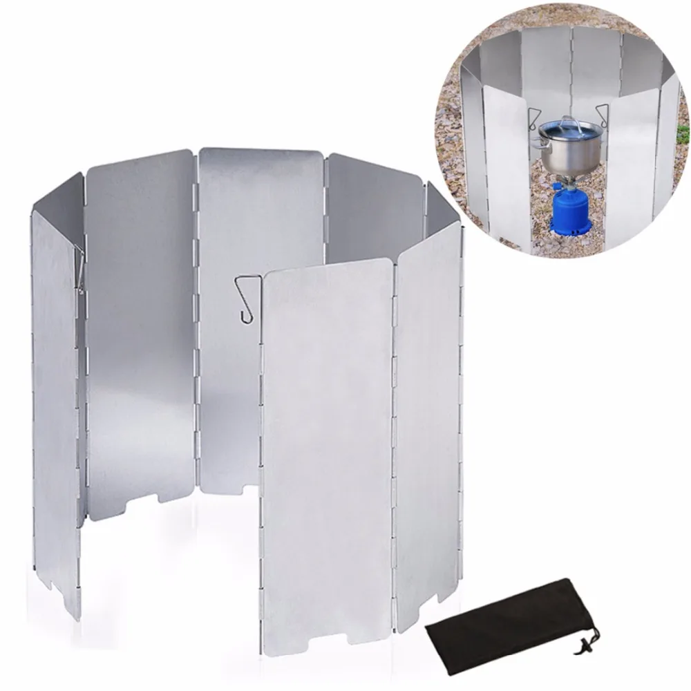 Foldable Outdoor Camping Cooking Gas Stove 9 Plates Wind Deflectors Shield Screen Picnic Cooking Cooker Gas Stove
Foldable Outdoor Camping Cooking Gas Stove 9 Plates Wind Deflectors Shield Screen Picnic Cooking Cooker Gas Stove