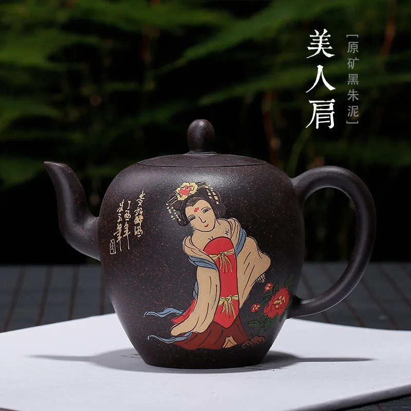 princess beauty shoulder whole hand clay painting national color Tianxiang teapot wholesale custom-made one substitute
princess beauty shoulder whole hand clay painting national color Tianxiang teapot wholesale custom-made one substitute