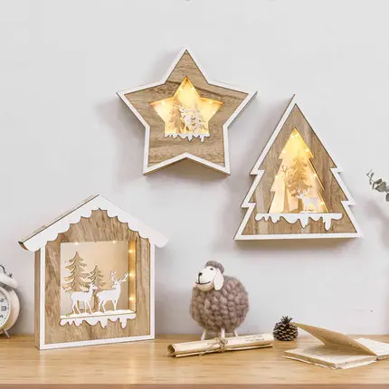 Kids Room Decoration Nordic Style Wall Hangings Night Light Wall Ornament Star House Shaped Wooden Decoration For Kids
Kids Room Decoration Nordic Style Wall Hangings Night Light Wall Ornament Star House Shaped Wooden Decoration For Kids