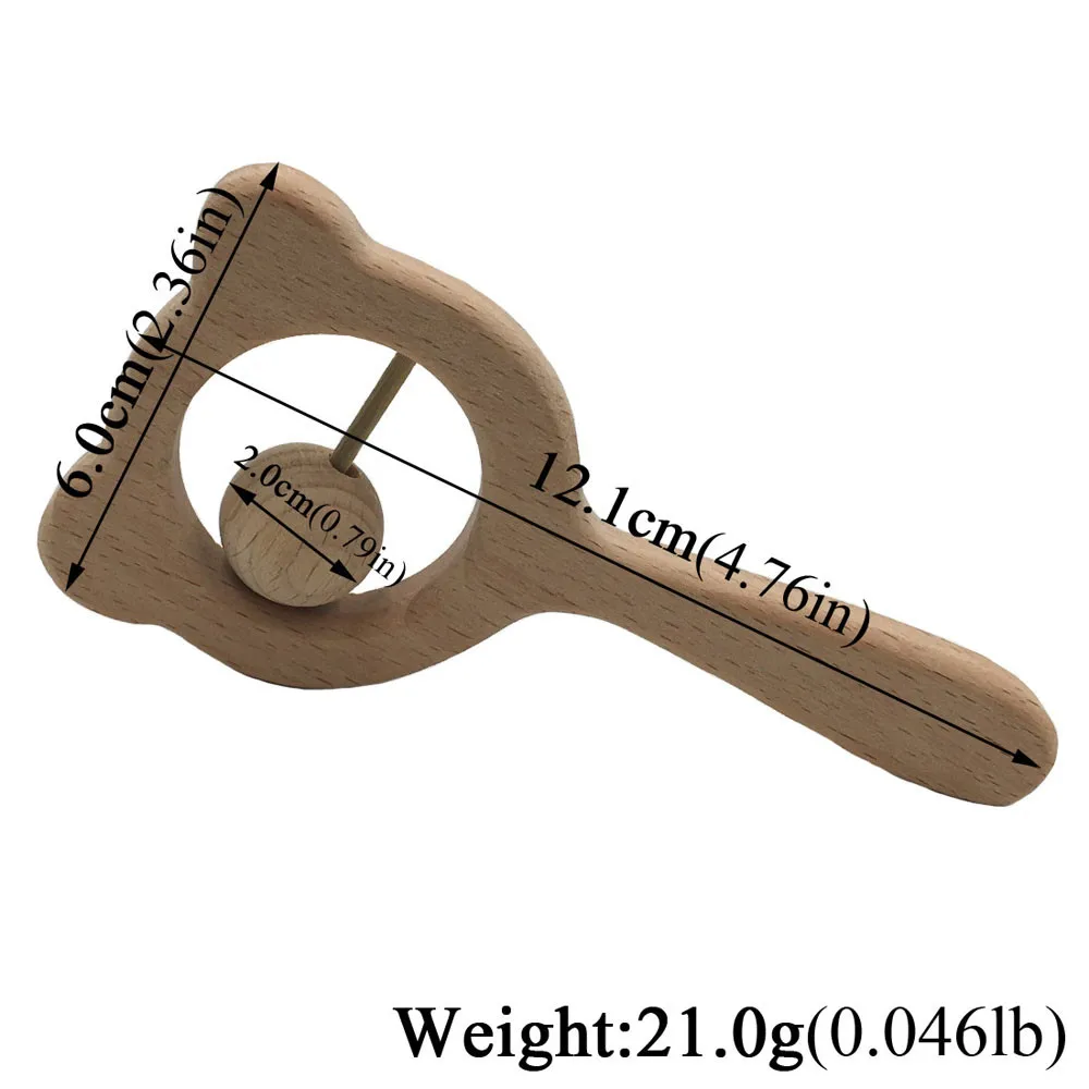 1 pc Natural Beech Wood Teething Rattle Baby Nursiing Chewable Teether Baby Accessories for Teeth rodents Teether Toy
1 pc Natural Beech Wood Teething Rattle Baby Nursiing Chewable Teether Baby Accessories for Teeth rodents Teether Toy