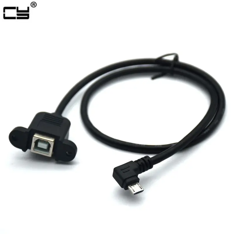 90-градусный левый и правый угловой Micro USB 5pin папа к USB B мама панельный монтажный кабель 50 см с винтами
90-градусный левый и правый угловой Micro USB 5pin папа к USB B мама панельный монтажный кабель 50 см с винтами