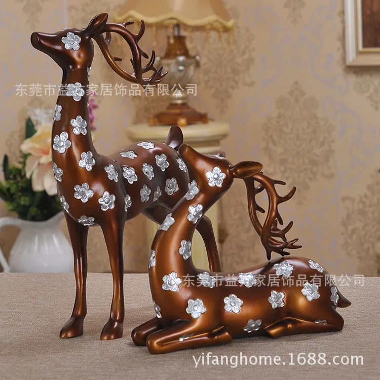 C European style furnishings resin crafts ornaments deer standing prone deer ornaments home furnishings
C European style furnishings resin crafts ornaments deer standing prone deer ornaments home furnishings