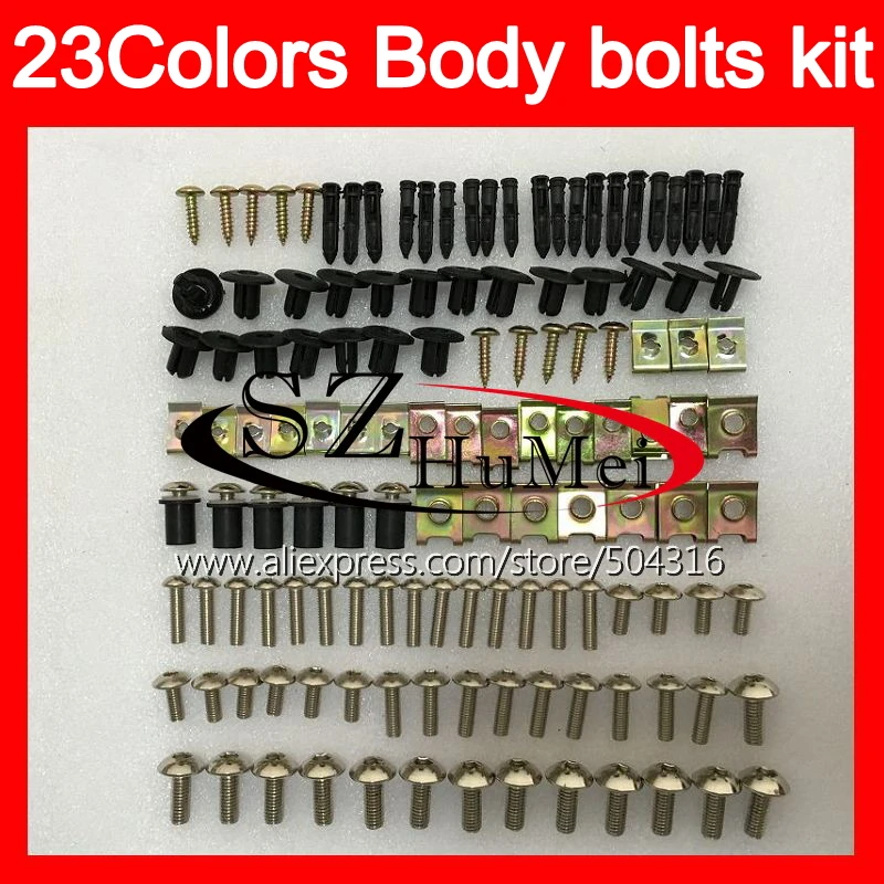 Fairing bolts full screw kit For SUZUKI GSXR1300 Hayabusa GSXR 1300 96 2002 2003 2004 2005 2006 2007 Windscreen bolt screws Nuts
Fairing bolts full screw kit For SUZUKI GSXR1300 Hayabusa GSXR 1300 96 2002 2003 2004 2005 2006 2007 Windscreen bolt screws Nuts