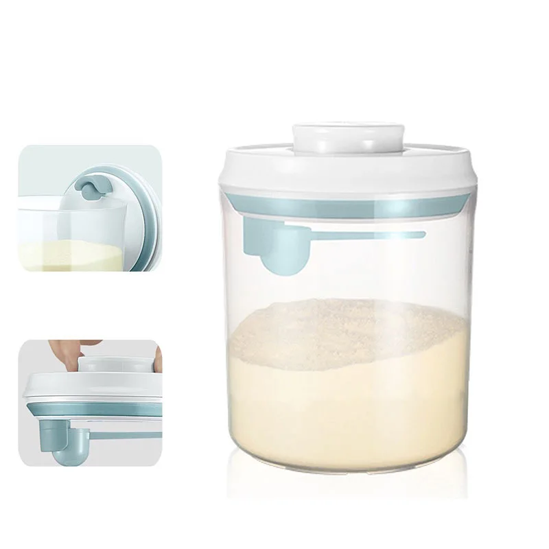 1500ml Leakproof Food Storage Box Bpa Free Plastic Airtight Sealed Milk Powder Dispenser with Spoon Waterproof Snack Container
1500ml Leakproof Food Storage Box Bpa Free Plastic Airtight Sealed Milk Powder Dispenser with Spoon Waterproof Snack Container