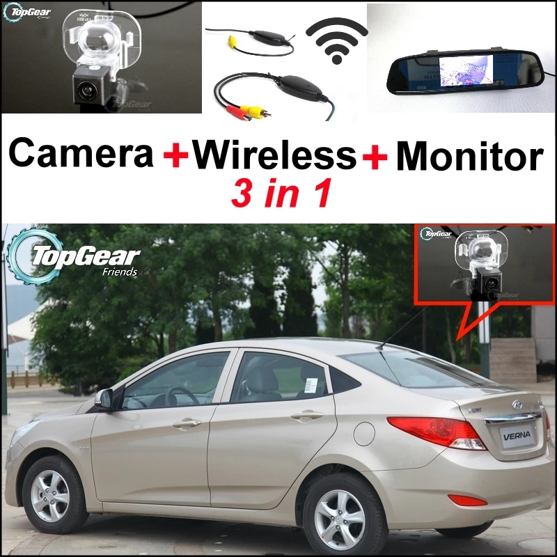 3 in1 Special Camera + Wireless Receiver + Mirror Monitor Easy DIY Parking System For Hyundai Grand Avega Solaris Fluidic
3 in1 Special Camera + Wireless Receiver + Mirror Monitor Easy DIY Parking System For Hyundai Grand Avega Solaris Fluidic