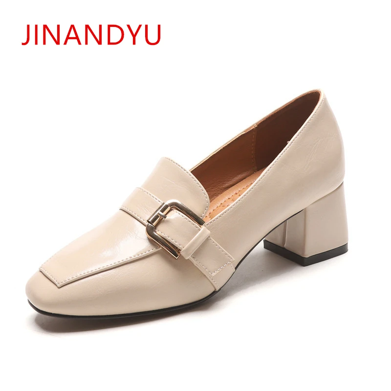High Quality PU Leather Chunky Heel Pumps Women Shoes Metal Buckle 2019 Square Head Middle Heel Woman Slip On Shoes Black Heels
High Quality PU Leather Chunky Heel Pumps Women Shoes Metal Buckle 2019 Square Head Middle Heel Woman Slip On Shoes Black Heels
