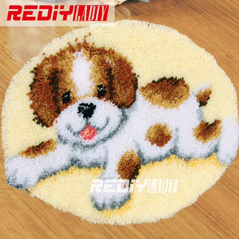 DIY Carpet Rug Smile Puppy Latch Hook Rug Kits Crocheting Tapestry Sofa Decor Cushion Set for Embroidery Home Decor Floor Mat
DIY Carpet Rug Smile Puppy Latch Hook Rug Kits Crocheting Tapestry Sofa Decor Cushion Set for Embroidery Home Decor Floor Mat