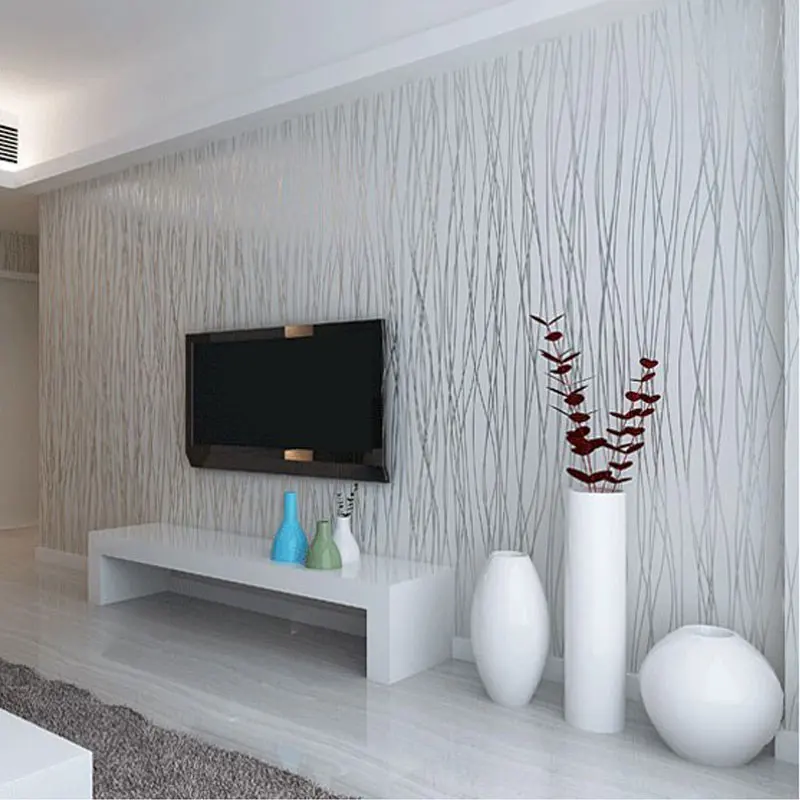 Modern Simple Vertical Stripes Wallpaper Fashion 3D Non-Woven Flocking Photo Wall Papers For Living Room Papel De Parede 3D Sala
Modern Simple Vertical Stripes Wallpaper Fashion 3D Non-Woven Flocking Photo Wall Papers For Living Room Papel De Parede 3D Sala