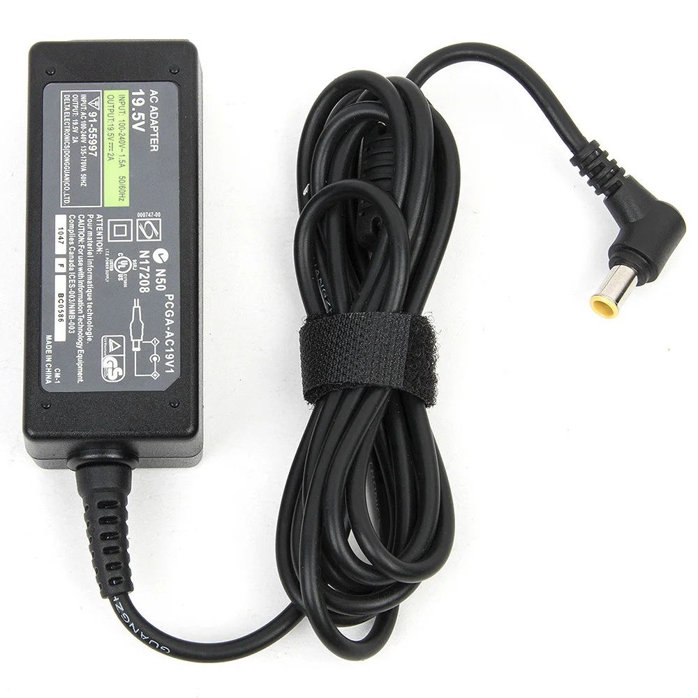 19.5V 2A 40W AC Laptop Adapter Charger Power Supply For Sony VGP-AC19V39 VGP-AC19V40 VGP-AC19V47 VGP-AC19V57 PA-1400-06SN
19.5V 2A 40W AC Laptop Adapter Charger Power Supply For Sony VGP-AC19V39 VGP-AC19V40 VGP-AC19V47 VGP-AC19V57 PA-1400-06SN