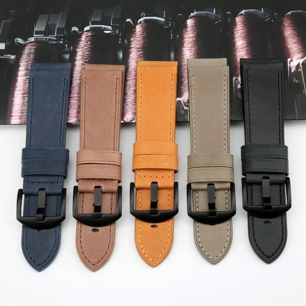 MAIKES Watch Accessories 22mm 24mm Watch Band Genuine Leather Watch Strap Watch Bracelets Soft Gray Thin Watchband For Panerai
MAIKES Watch Accessories 22mm 24mm Watch Band Genuine Leather Watch Strap Watch Bracelets Soft Gray Thin Watchband For Panerai