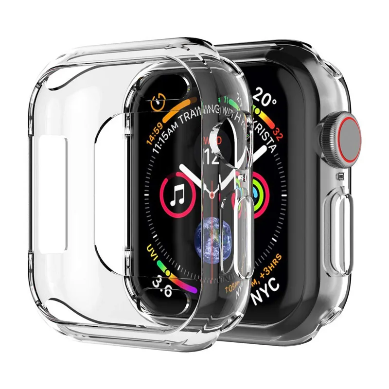 Series 7 Protection Shell Transparent Crystal Soft TPU Bumper Case for Apple Watch Series 2 3 4 5 6 Cover Coque fundas 40mm 44mm
Series 7 Protection Shell Transparent Crystal Soft TPU Bumper Case for Apple Watch Series 2 3 4 5 6 Cover Coque fundas 40mm 44mm