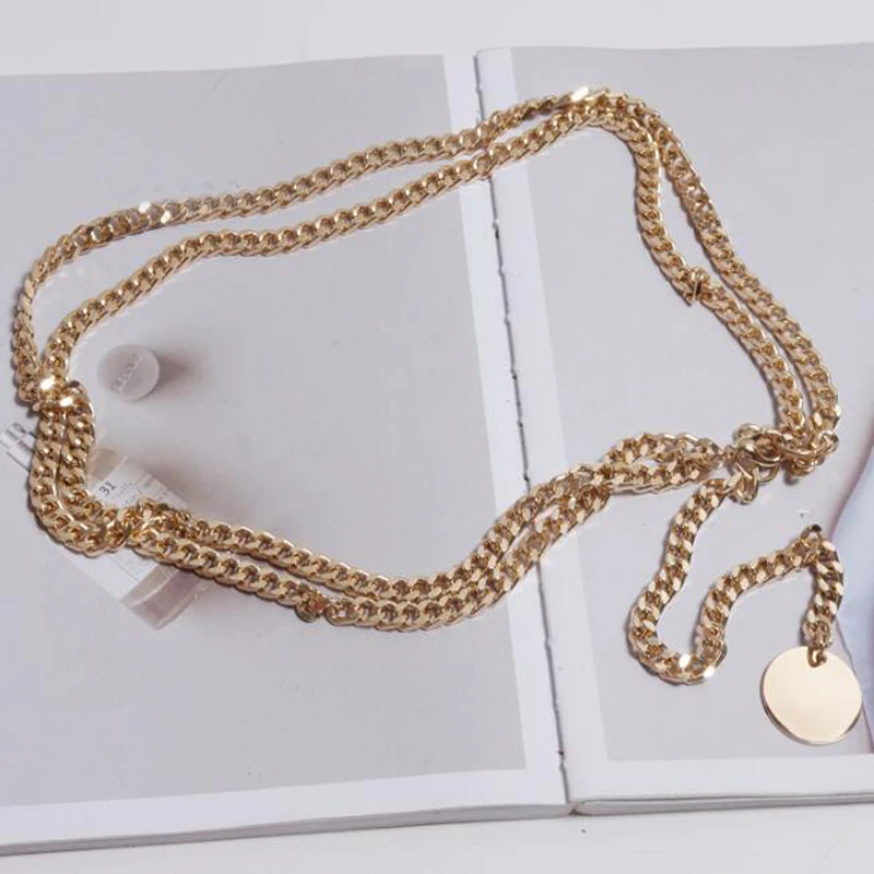 2019 Fashion Metal Waist long tassel Gold chain Belt Women Girlship hop style female belts femme waistband belts accessories
2019 Fashion Metal Waist long tassel Gold chain Belt Women Girlship hop style female belts femme waistband belts accessories