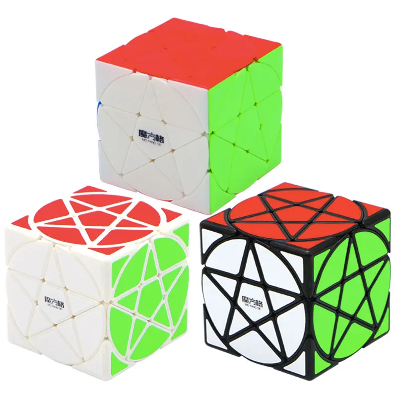 Genuine QiYi MoFangGe Pentacle Cube Strange-shape Magic Cube Black/Stickerless Speed Cube Puzzle Star Twist Cubes Toys For Child
Genuine QiYi MoFangGe Pentacle Cube Strange-shape Magic Cube Black/Stickerless Speed Cube Puzzle Star Twist Cubes Toys For Child