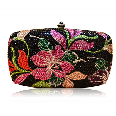 Women black/silver Multicolor Crystal Evening Bag Clutch Minaudiere Wedding Party Cocktail Handbag and Purse crossbody bags lady
Women black/silver Multicolor Crystal Evening Bag Clutch Minaudiere Wedding Party Cocktail Handbag and Purse crossbody bags lady