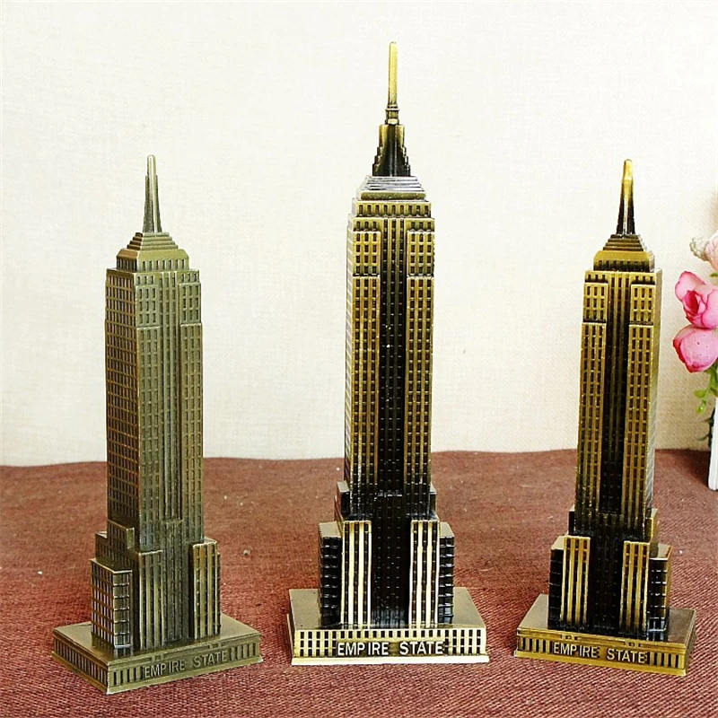 Empire State Building Model Bronze Crafts World Famous Architectural Vintage Home Decor Collections Creative Gift Kids Toys
Empire State Building Model Bronze Crafts World Famous Architectural Vintage Home Decor Collections Creative Gift Kids Toys