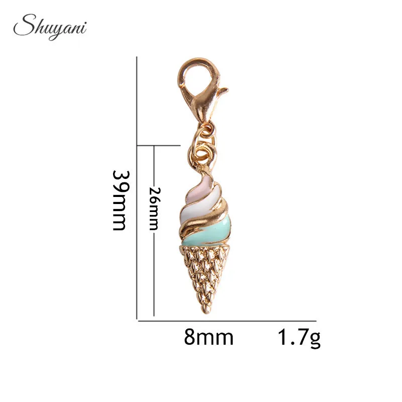 26*8mm Ice Cream Floating Charms Pendant Enamel Silver Gold Color Ice Cream Charms with Lobster Clasp Charms for Jewelry Making
26*8mm Ice Cream Floating Charms Pendant Enamel Silver Gold Color Ice Cream Charms with Lobster Clasp Charms for Jewelry Making