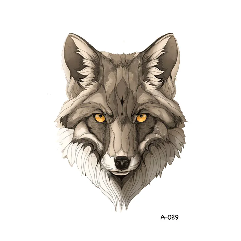 WYUEN New Design Temporary Fox Tattoo Waterproof Women Animal Tattoo Sticker Fake Men Body Art A-029
WYUEN New Design Temporary Fox Tattoo Waterproof Women Animal Tattoo Sticker Fake Men Body Art A-029