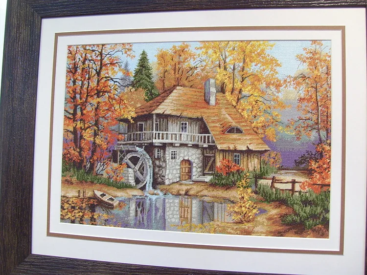 Wooden waterwheel Rural scenery Top Quality 14CT Unprinted Cross Stitch Kits Needlework For Embroidery Home Decor Arts Handmade
Wooden waterwheel Rural scenery Top Quality 14CT Unprinted Cross Stitch Kits Needlework For Embroidery Home Decor Arts Handmade
