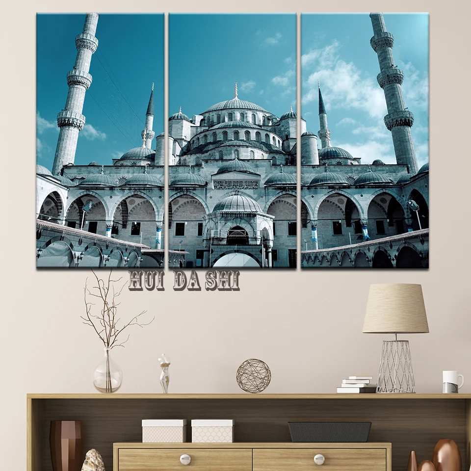 Ahmed Mosque Poster Living Room Home Decorative Canvas Wall Art Print Painting 3 Pieces Sultan Istanbul Blue Mosque Pictures
Ahmed Mosque Poster Living Room Home Decorative Canvas Wall Art Print Painting 3 Pieces Sultan Istanbul Blue Mosque Pictures