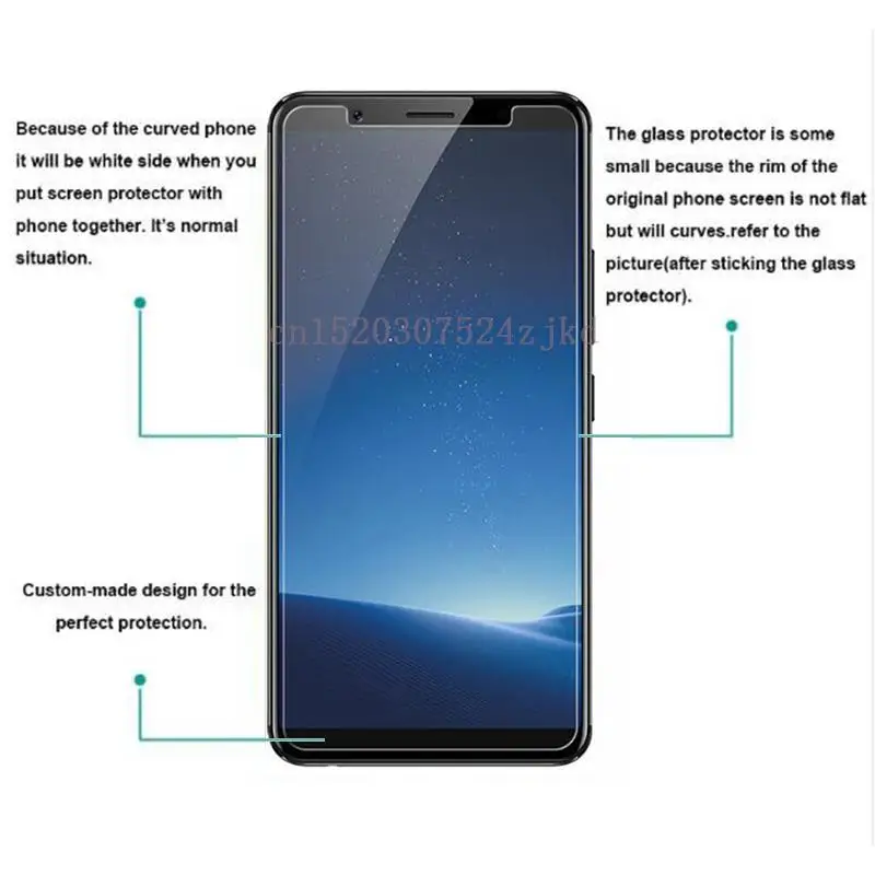 Наслаждайтесь 9e Стекло huawei Y9 2018 Экран протектор c закаленным стеклом