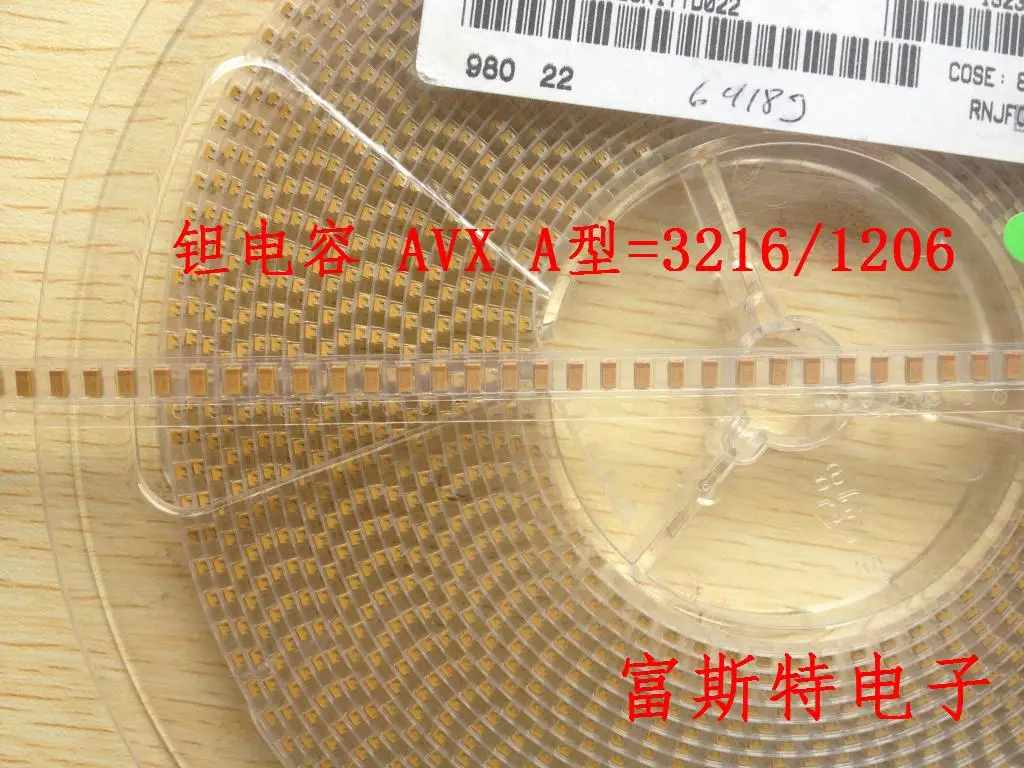 Free shipping SMD tantalum capacitor 47uf 6.3V a-3216/1206 476J 30pcs |