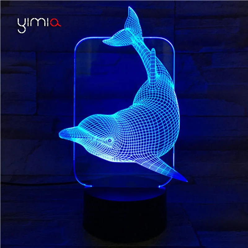 YIMIA Творческий Дельфин 7 цветов Изменение лампы Акриловые дистанционного 3D светодиодный ночной Светильник Micro USB настольные лампы домашний ...
YIMIA Творческий Дельфин 7 цветов Изменение лампы Акриловые дистанционного 3D светодиодный ночной Светильник Micro USB настольные лампы домашний ...