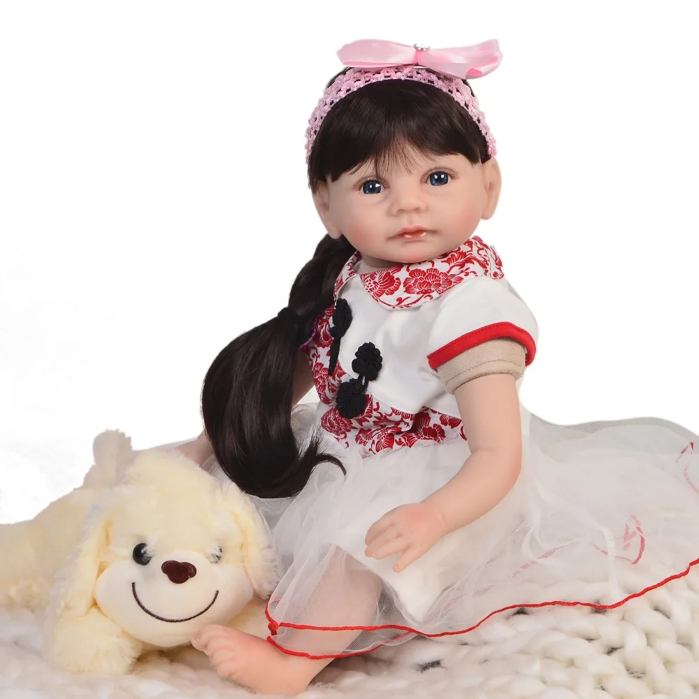 New 55cm Silicone Reborn Super Baby Lifelike Toddler Baby Bonecas Kid Bebe Doll Reborn Brinquedos rebon Toys For Kids Gifts
New 55cm Silicone Reborn Super Baby Lifelike Toddler Baby Bonecas Kid Bebe Doll Reborn Brinquedos rebon Toys For Kids Gifts