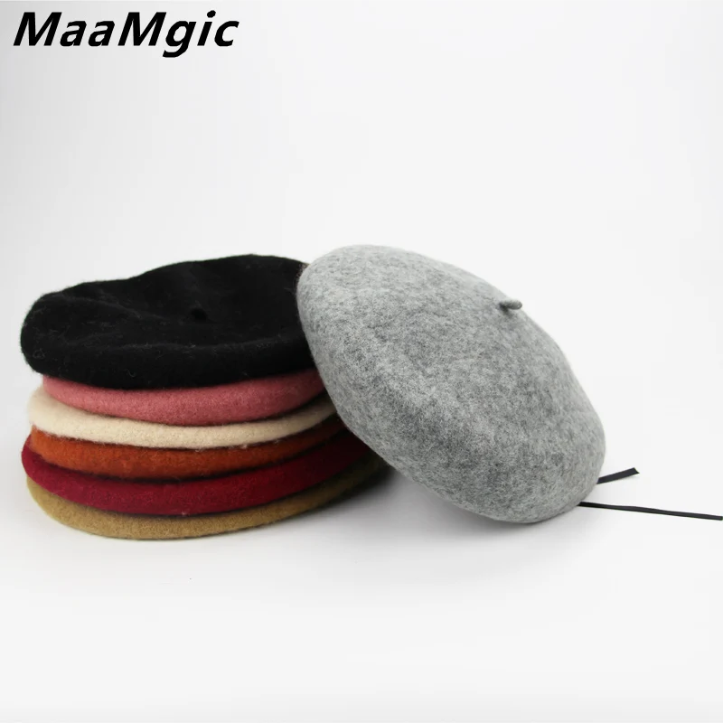 new fashion wool beret warm winter hat berets women winter felt beret solid color Women Felt French Beret Beanie hat Winter gift
new fashion wool beret warm winter hat berets women winter felt beret solid color Women Felt French Beret Beanie hat Winter gift