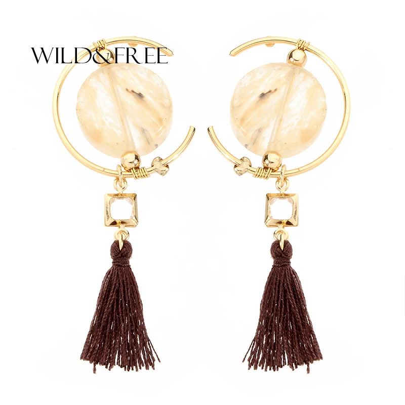 Wild&Free New Natural Stone Tassel Earrings Fashion Small Tassels Pedant Handmade Open Drop Earrings Factory Wholesale
Wild&Free New Natural Stone Tassel Earrings Fashion Small Tassels Pedant Handmade Open Drop Earrings Factory Wholesale