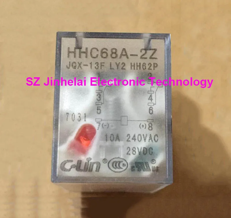 HHC68A-2ZL (JQX-13F-2Z LY2N HHH62P) New and original C-Lin Intermediate relay AC220V
HHC68A-2ZL (JQX-13F-2Z LY2N HHH62P) New and original C-Lin Intermediate relay AC220V